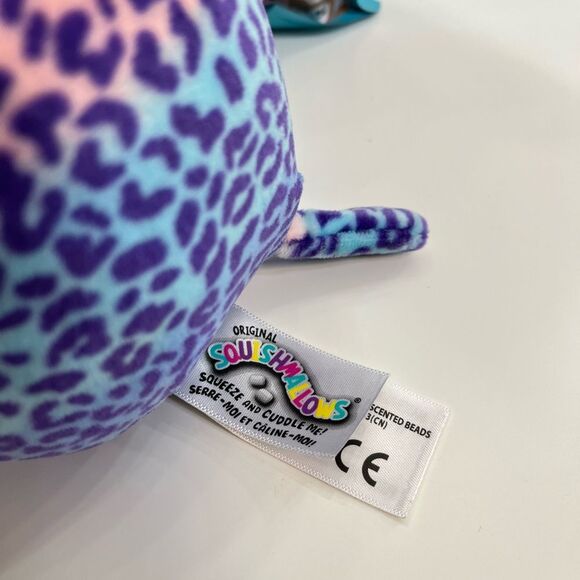 Squishmallow 2020 5" Mystery Squad Series 1 Scented Rainbow Cheetah Plush - Picture 7 of 9